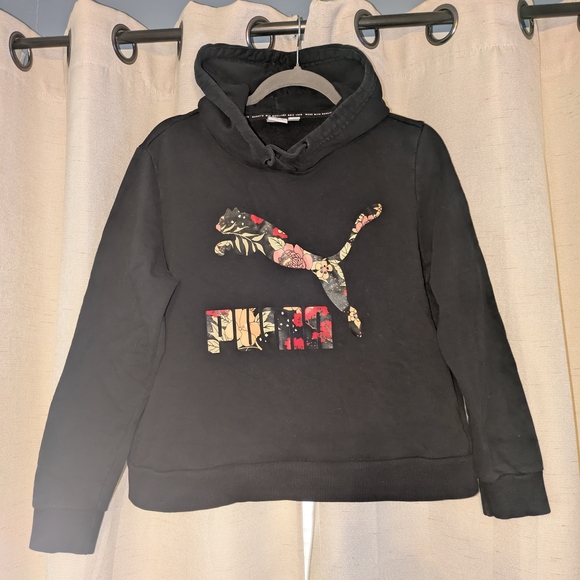 Puma Tops - Puma Black Women's Hoodie